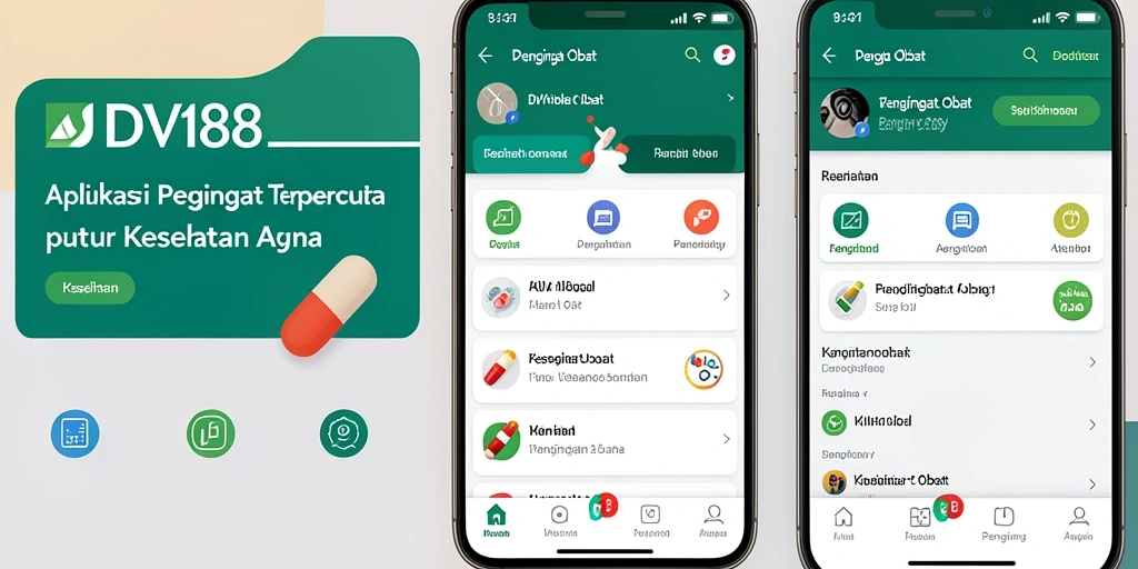 Tampilan antarmuka DV188 yang sederhana dan informatif.