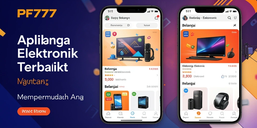 Tampilan antarmuka aplikasi Elektronik PF777 yang modern dan intuitif.