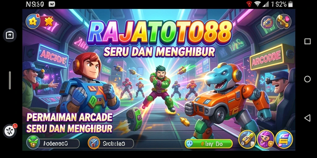 Tampilan antarmuka permainan RAJATOTO88 yang menarik dan interaktif.