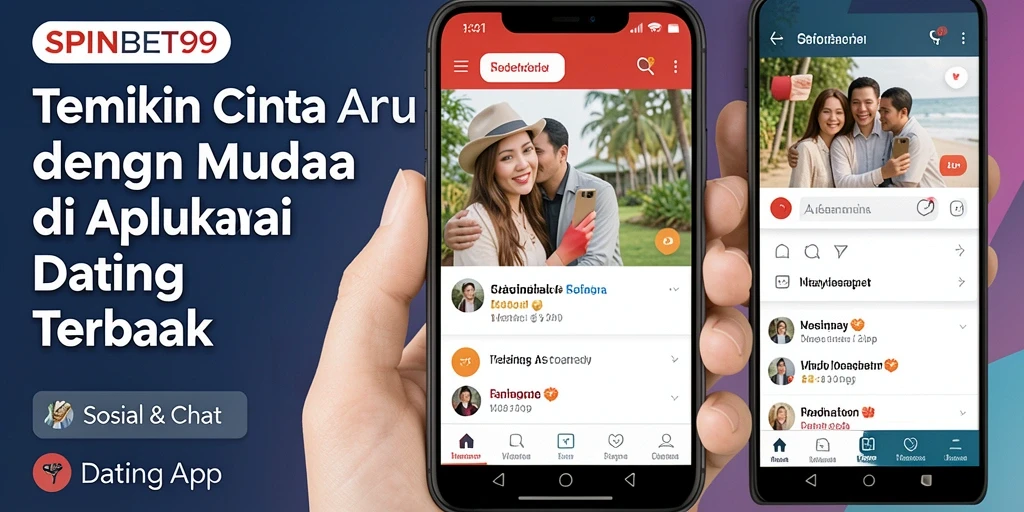 Antarmuka menarik dan ramah pengguna aplikasi SPINBET99 untuk kencan.