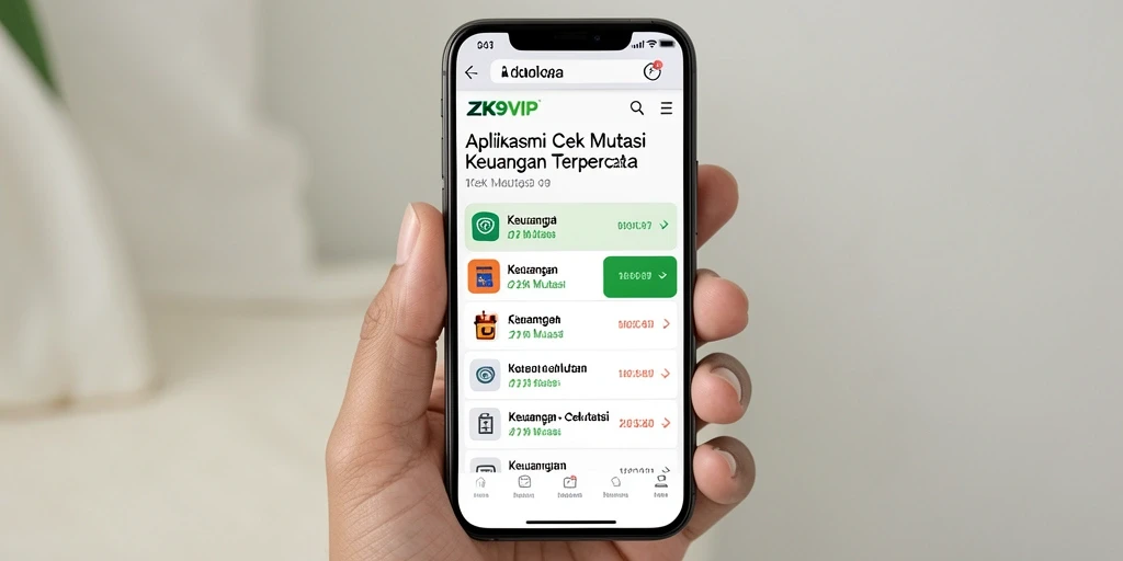 Tampilan antarmuka ZK9VIP yang intuitif dan mudah digunakan.
