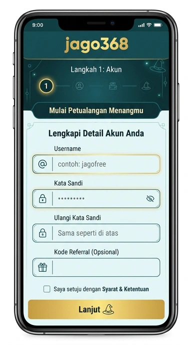 Cara Mudah Daftar Akun Baru jago368